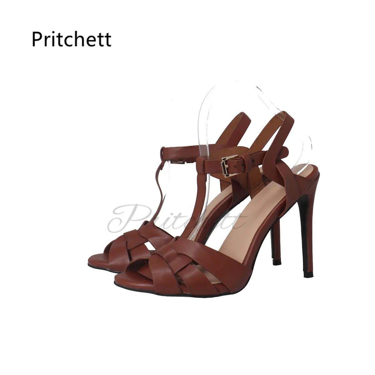 Brown Cross Weave High Heels S - Crossfit Ladies ulasan dan harga