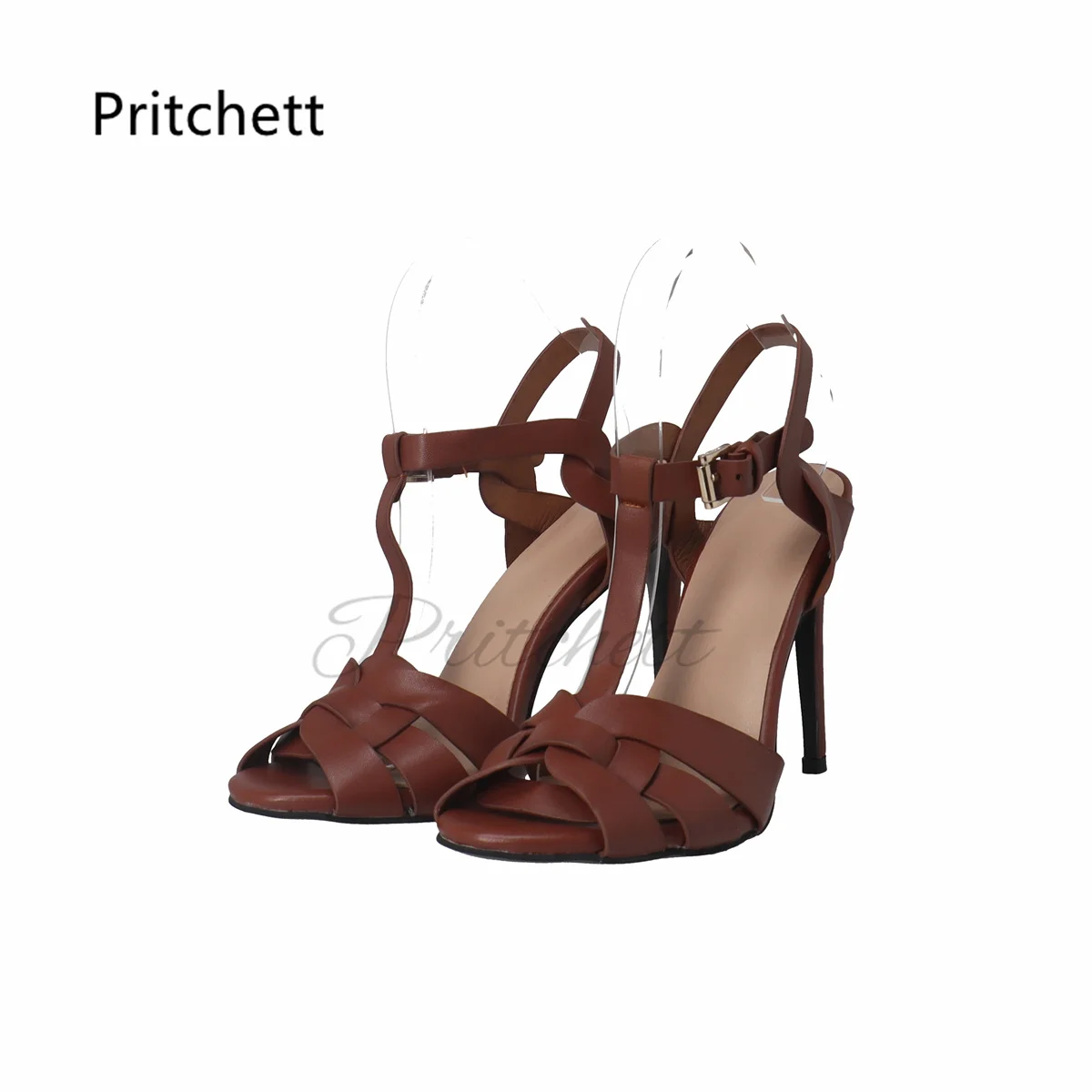 Brown Cross Weave High Heels S - Crossfit Ladies ulasan dan harga