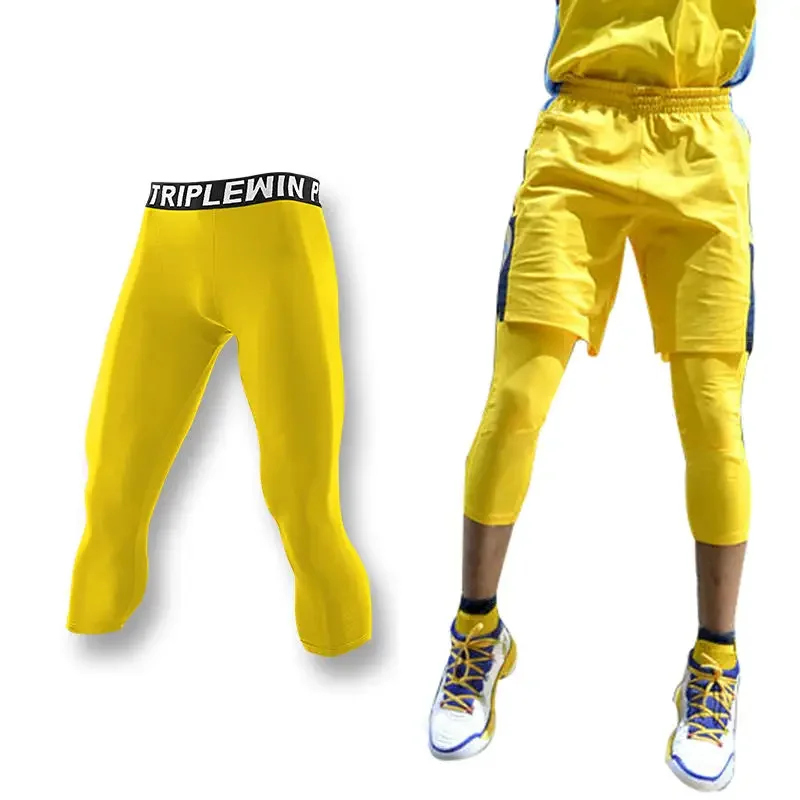 Men GYM Capri Running Tights P - Crossfit Training ulasan dan harga