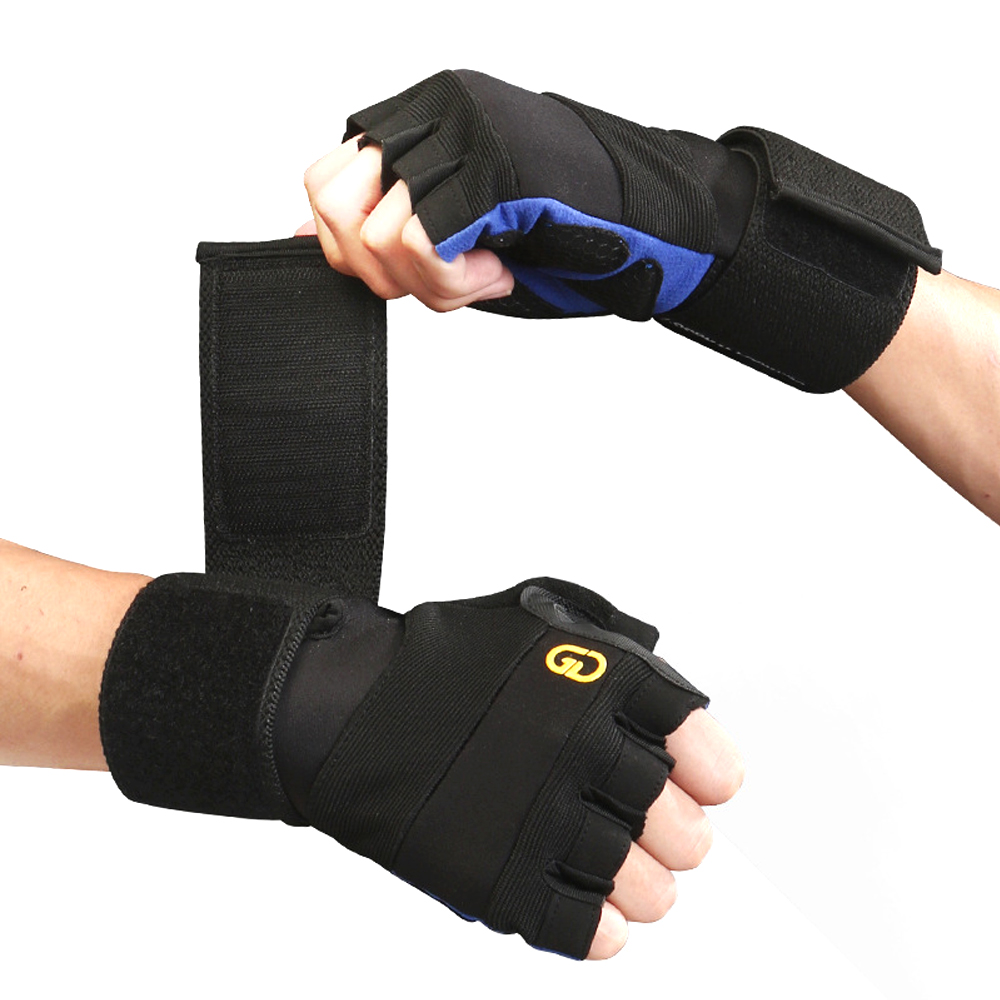 1Pair Workout Gloves with Wris - Gear For Crossfit ulasan dan harga