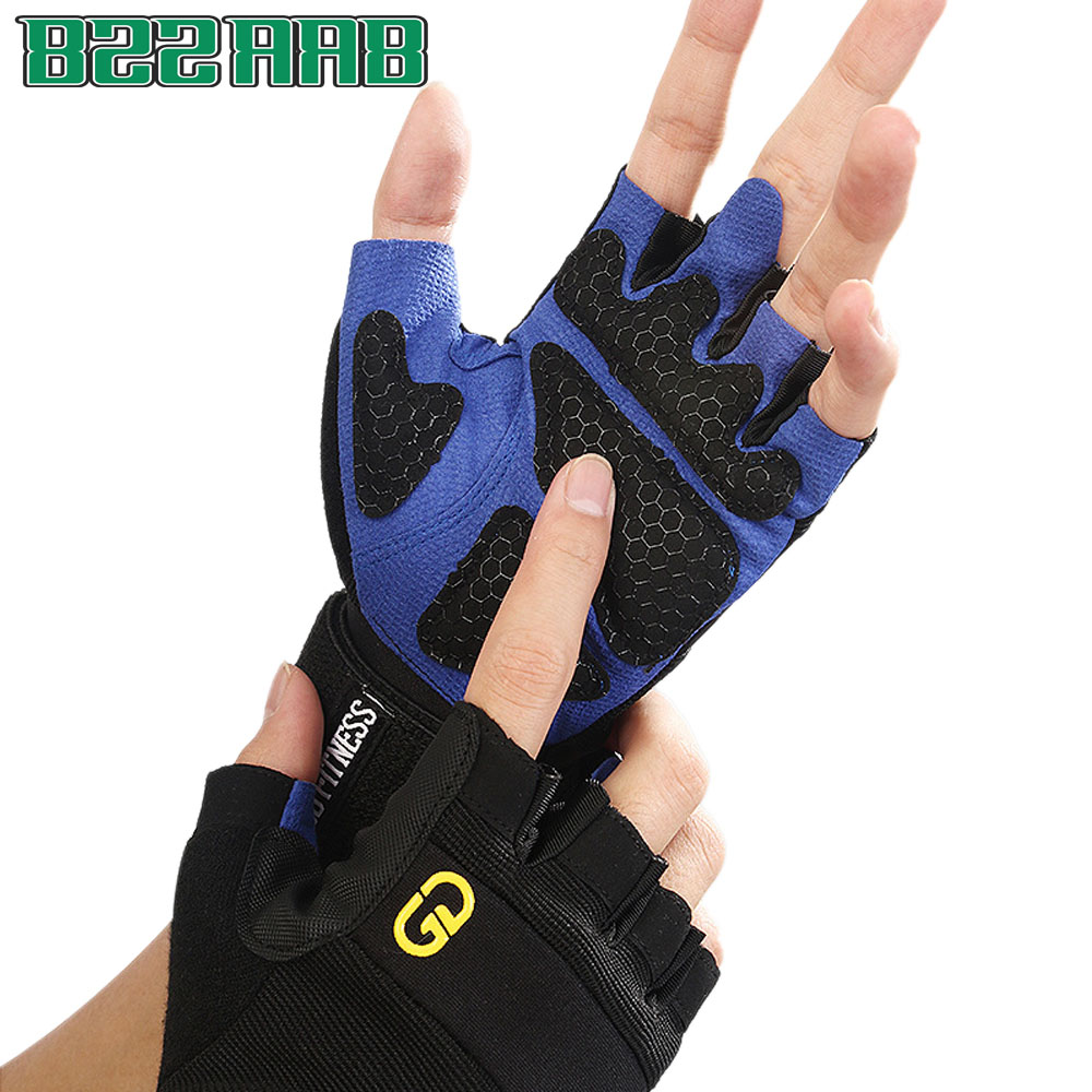 1Pair Workout Gloves with Wris - Gear For Crossfit ulasan dan harga